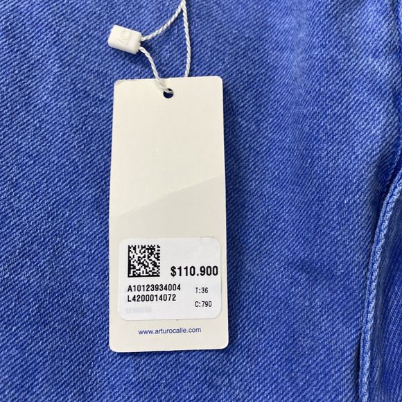 ARTURO CALLE MEN'S SHORTS GOLF BLUE SIZE 36 - Slim FIt - Picture 4 of 10